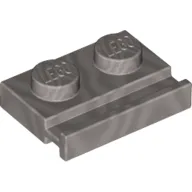 Plate Special 1 x 2 with Door Rail