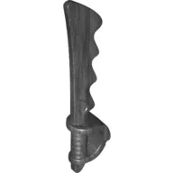 Weapon Sword / Cutlass Serrated with Skull Hand Guard