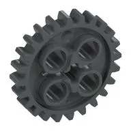 Technic Gear 24 Tooth [New Style with Single Axle Hole]