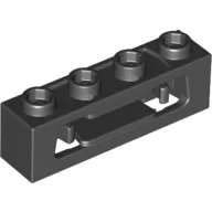 Launcher, Brick Special 1 x 4 with Inside Clips (Disk Shooter) with Recessed Center 2 Studs