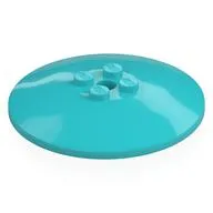 Dish 6 x 6 Inverted (Radar) with Solid Studs