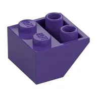 Slope Inverted 45° 2 x 2 [Ovoid Bottom Pin, Bar-sized Stud Holes]