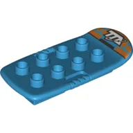 Duplo Board 3 x 6 with TTA logo and Orange Rectangles Print