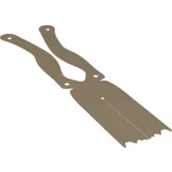 Large Figure Cape, Robe, Slit, 4 Holes, Two Long Panels