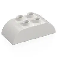 Duplo Brick 2 x 4 Curved Top