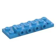 Plate Special 2 x 6 x 2/3 with 4 Studs on Side, 1 Support Wall on Bottom