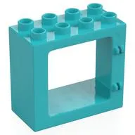 Duplo Door / Window Frame Flat Front Surface, Completely Open Back
