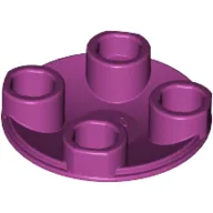 Plate Round 2 x 2 with Rounded Bottom [Boat Stud]