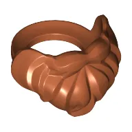 Minifig Neckwear Beard and Mustache, Short