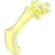 Large Figure Weapon Claw, Bent and Notched with Clip