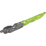 Large Figure Weapon Sword, Protector, with Marbled Lime Blade Pattern