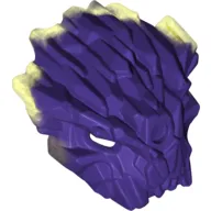 Large Figure Mask of Corruption with Marbled Trans-Neon Green Pattern