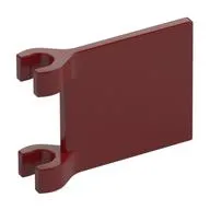 Flag 2 x 2 Square, Flat Clip Edge [Thick Clips]