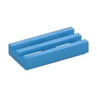 Tile Special 1 x 2 Grille with Bottom Groove