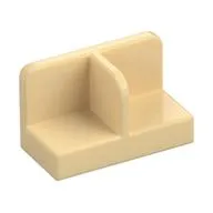 Panel 1 x 2 x 1 with Rounded Corners and Central Divider