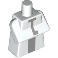 Torso Special, Long with Folded Arms with Light Bluish Gray Stripe Print