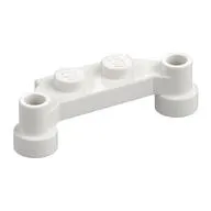 Plate Special 1 x 4 Offset with Bar Holes