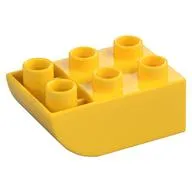 Duplo Brick 2 x 3 with Curved Bottom