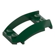 Wheel Arch, Curved Wedge 4 x 3 with 2 x 2 Opening and 4 Studs