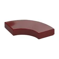Tile 2 x 2 Curved, Macaroni