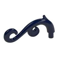 Curled Decorative Ornament with Bar