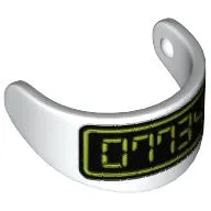 Headwear Accessory Visor For Standard Helmet with '07734' Print