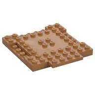 Plate Special 8 x 9 x 2/3 with 1 x 4 Recessed