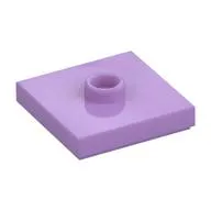 Plate Special 2 x 2 with Groove and Center Stud (Jumper)