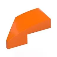 Slope Curved 2 x 1 with Stud Notch Right