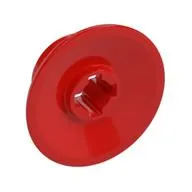 Train Wheel Small, hole notched for wheels holder pin