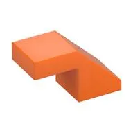 Slope 45° 2 x 1 with 2/3 Inverted Cutout and no stud