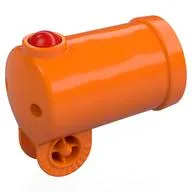 Duplo Cannon, Shooting with Axle Hole and Red Firing Button