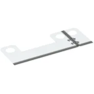 Hipwear Skirt, 2 White Frog Clasps over Light Bluish Gray Edge Trim Print