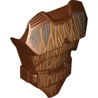 Large Figure Torso Cover with Raised Belt and Wookie Hair Print (Chewbacca)