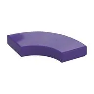 Tile 2 x 2 Curved, Macaroni