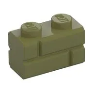 Brick Special 1 x 2 with Masonry Brick Profile