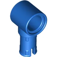Technic Pin Connector Hub with 1 Pin with Friction Ridges Lengthwise