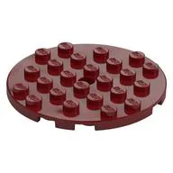 Plate Round 6 x 6 with Hole