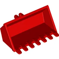 Construction Vehicle Bucket 3 x 6 with 7 Hinge Teeth
