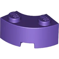Brick Round Corner 2 x 2 Macaroni with Stud Notch and Reinforced Underside [New Style]