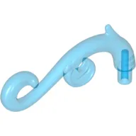 Curled Decorative Ornament with Bar