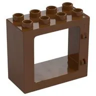 Duplo Door / Window Frame Flat Front Surface, Completely Open Back