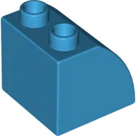 Duplo Brick 2 x 2 x 1 1/2 with Curved Top