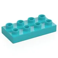 Duplo Plate 2 x 4