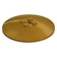 Dish 6 x 6 Inverted (Radar) with Solid Studs