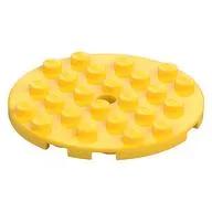 Plate Round 6 x 6 with Hole