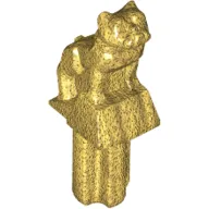 Animal, Dog, Bulldog Mack Truck Hood Ornament on Technic Axle Pin