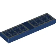 Tile 1 x 4 with Solar Panels Print