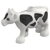 Duplo Animal Cow with Black Spots Print