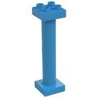 Duplo Support Column 2 x 2 x 6 Round with Open Latticed Back
